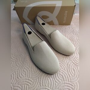 NWT Rothy's Women's Cream Knit Loafers 8.5
